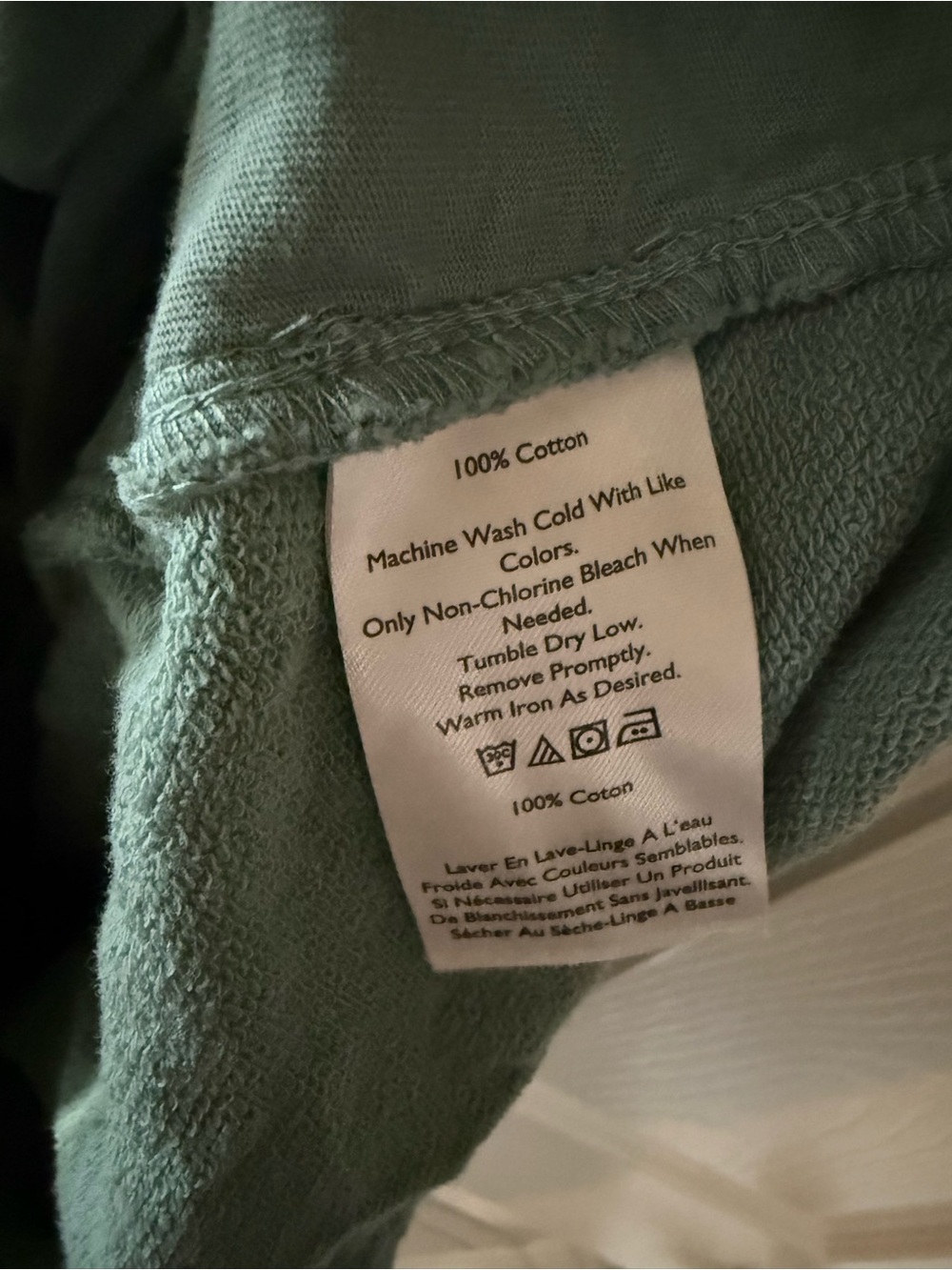 Eddie Bauer Cotton Sage Green Jogger Pants Large - Picture 6 of 6